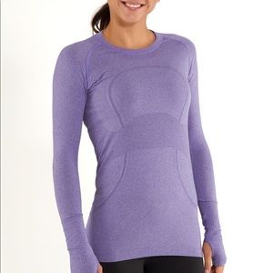 Lululemon Purple Lavender Swiftly Top